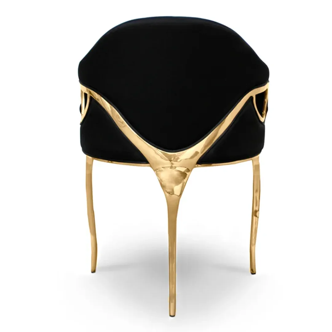 2025/05/1000169912.png Modern luxury gold brass 3 legs dining chair velvet accent chair armchair - Image 1