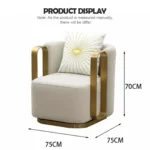 CPPL Luxury Italian Design Revolving Chair - Image 7