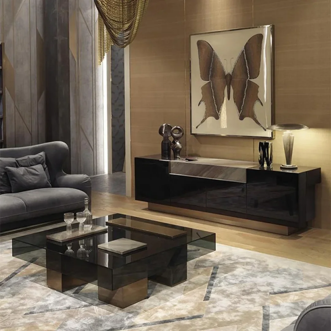 2025/05/1000171530.png Temzz Modern Rectangular stainless steel coffee Table - Image 1
