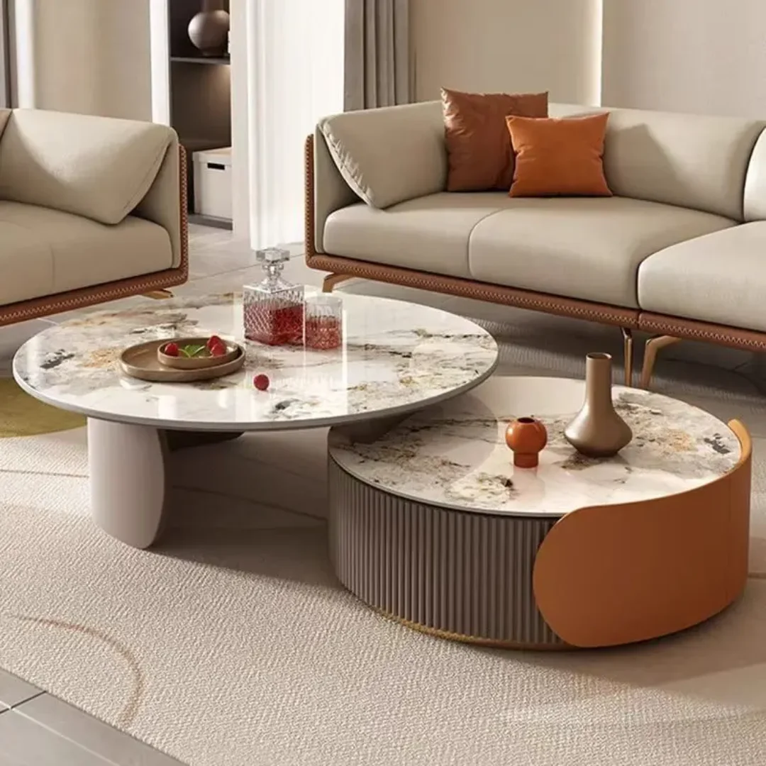 2025/05/1000171555.png Sharon Modern Design Italian light luxury Contemporary Round Nesting Table - Image 1