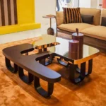 Crosby Post-Modern Leisure Luxury Coffee Table - Image 8