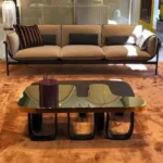 Crosby Post-Modern Leisure Luxury Coffee Table - Image 11