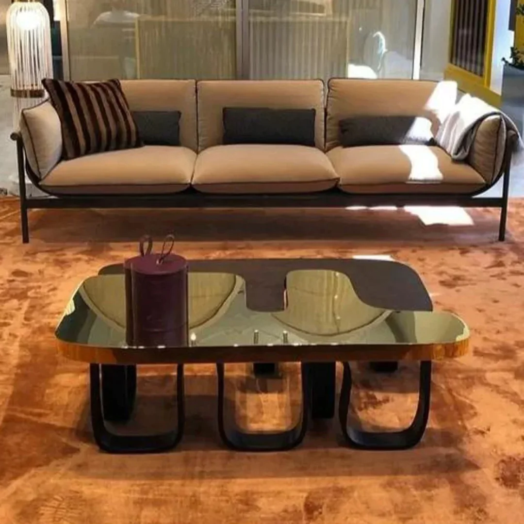 Crosby Post-Modern Leisure Luxury Coffee Table - Image 11