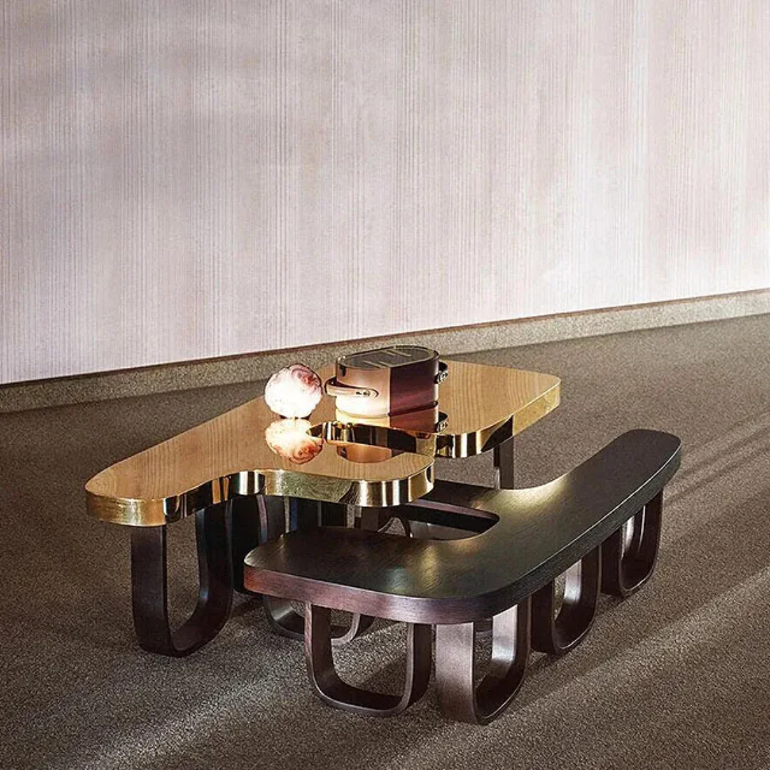 Crosby Post-Modern Leisure Luxury Coffee Table - Image 10