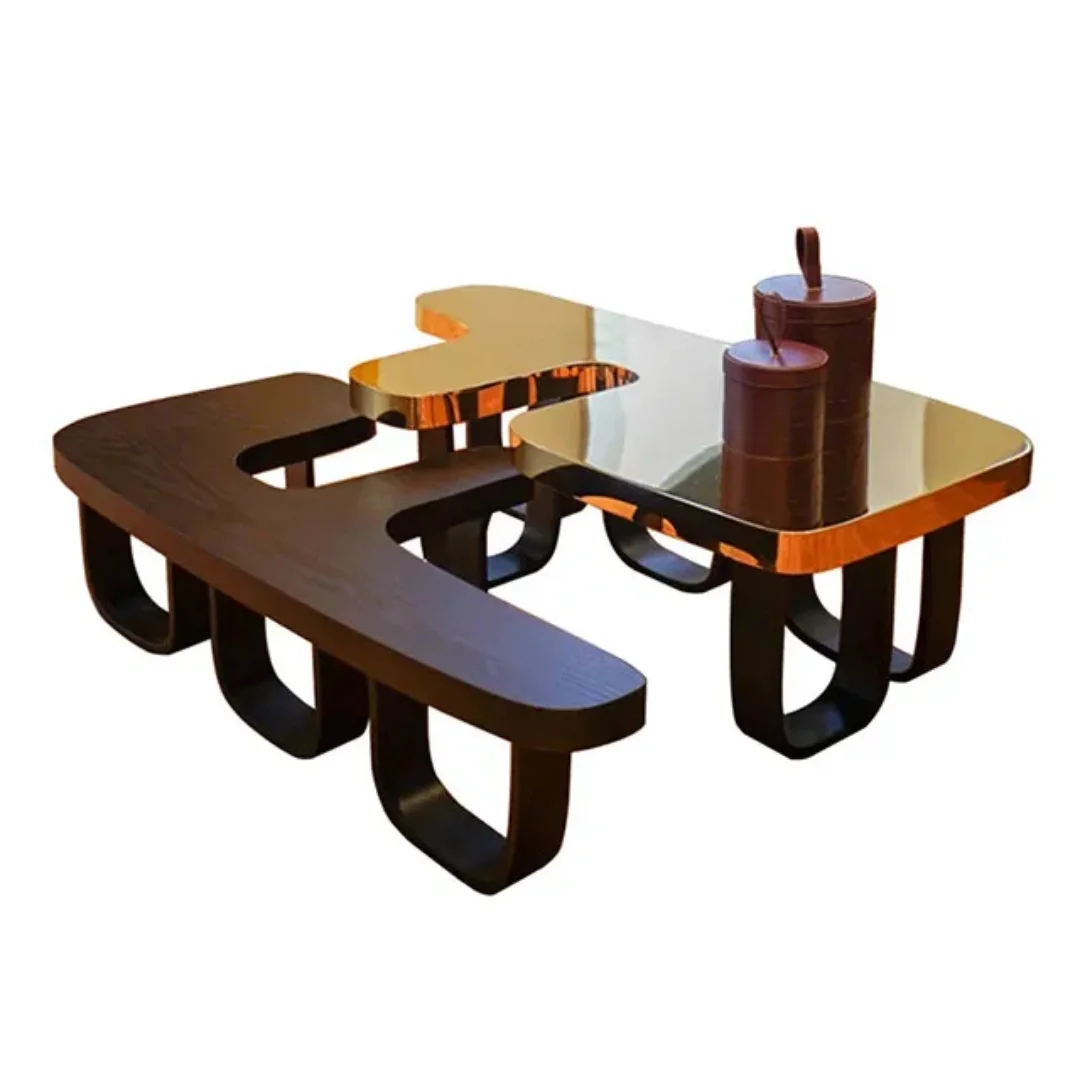 Crosby Post-Modern Leisure Luxury Coffee Table - Image 1