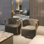 CPPL Printed Luxury Italian Design Revolving Chair (Single) - Image 2