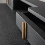 Gala Modern Design Console Table Set Table with 3 Drawers - Image 4