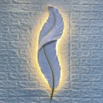 Lighting Fixture metal Wall Lamp Modern Feather-shaped Wall Lamp - Image 7