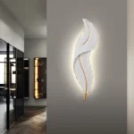 Lighting Fixture metal Wall Lamp Modern Feather-shaped Wall Lamp - Image 2
