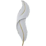 Lighting Fixture metal Wall Lamp Modern Feather-shaped Wall Lamp - Image 4