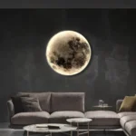 Luxury Design Moon Indoor Decoration Crystal lamp for Living Room