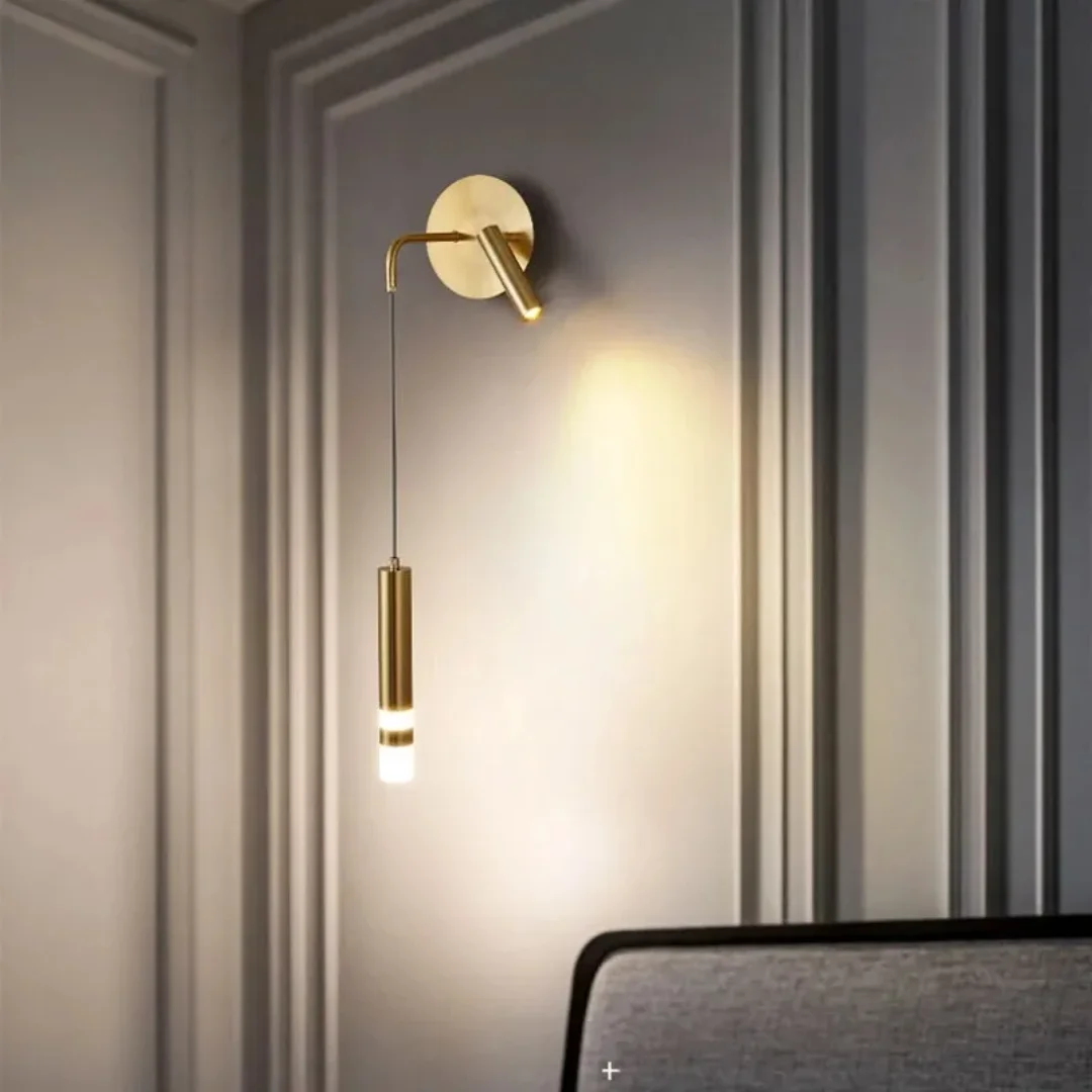 Allen Dual Minimalist Bedroom Wall Lamp - Image 1