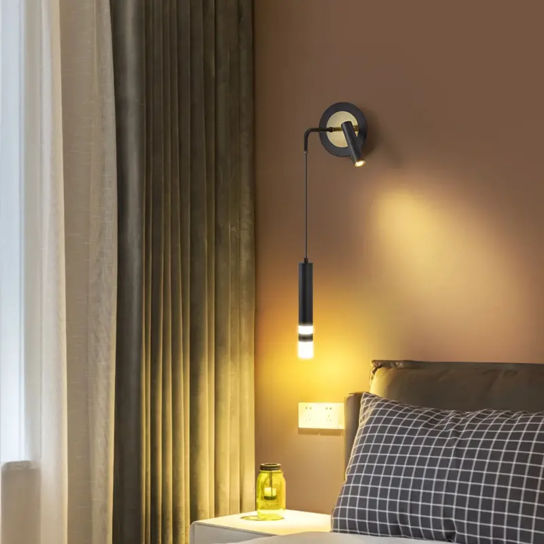 Allen Dual Minimalist Bedroom Wall Lamp - Image 3