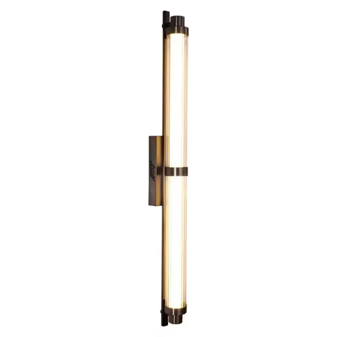 Stylish & Modern Symmetric Design Brass Handmade Lamp - Image 2