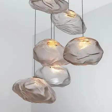 Cloud Nordic Glass Chandelier - Image 11