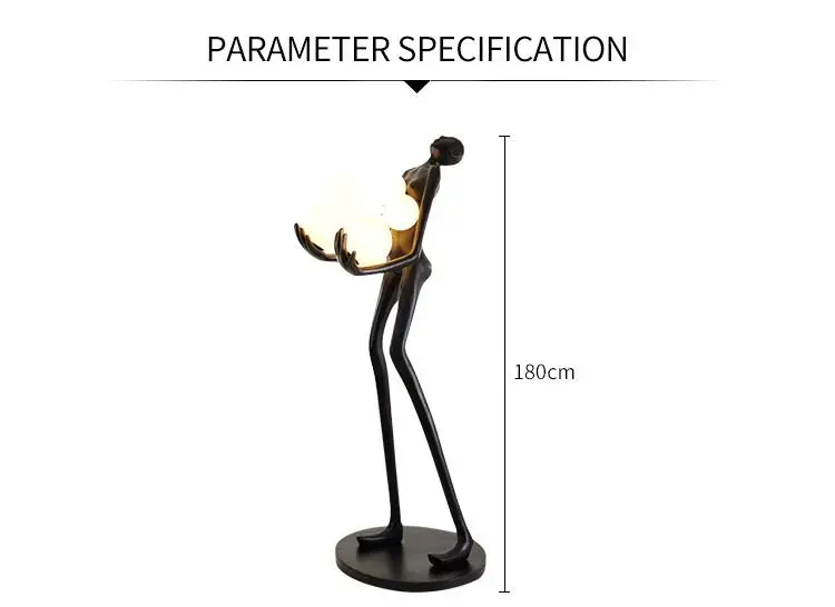 Hito Nordic Human Statue Floor Lamp - Image 10