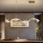 Acrylic Ceiling plate lamp creative model room front desk - Image 3