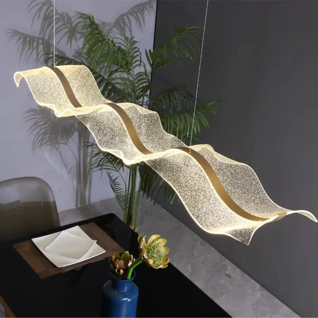 Acrylic Ceiling plate lamp creative model room front desk - Image 2