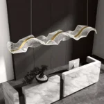 Acrylic Ceiling plate lamp creative model room front desk