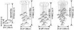 Cloud Nordic Glass Chandelier - Image 23