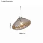Cloud Nordic Glass Chandelier - Image 19