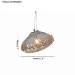Cloud Nordic Glass Chandelier - Image 16