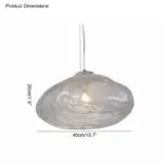 Cloud Nordic Glass Chandelier - Image 20