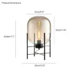Alex Modern Unique Design Wabi Sabi Floor Lamp - Image 7