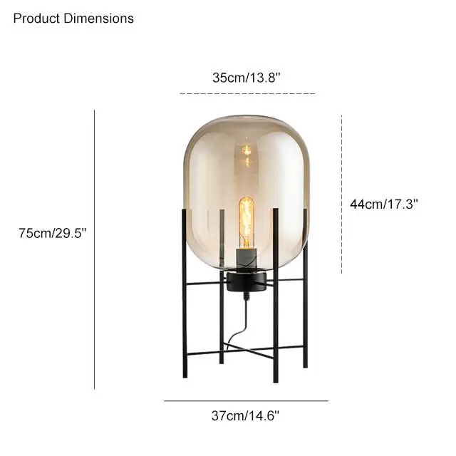 Alex Modern Unique Design Wabi Sabi Floor Lamp - Image 9