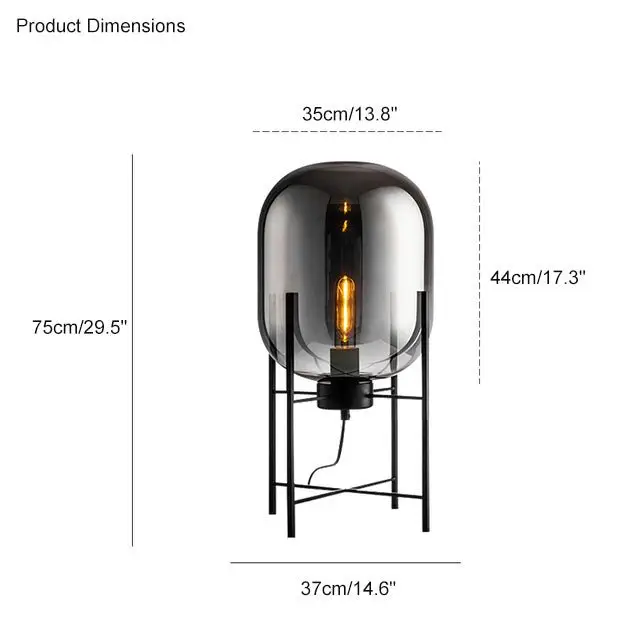 Alex Modern Unique Design Wabi Sabi Floor Lamp - Image 10