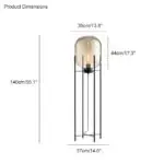 Alex Modern Unique Design Wabi Sabi Floor Lamp - Image 11