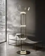 Clanza High Quality Hotel Living Room Clear Standing Light - Image 8