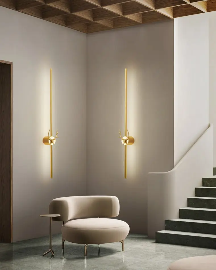 2025/05/1000175196.jpg Deer Brass Wall Sconce - Image 1