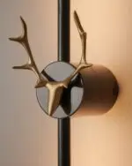 Deer Brass Wall Sconce - Image 17