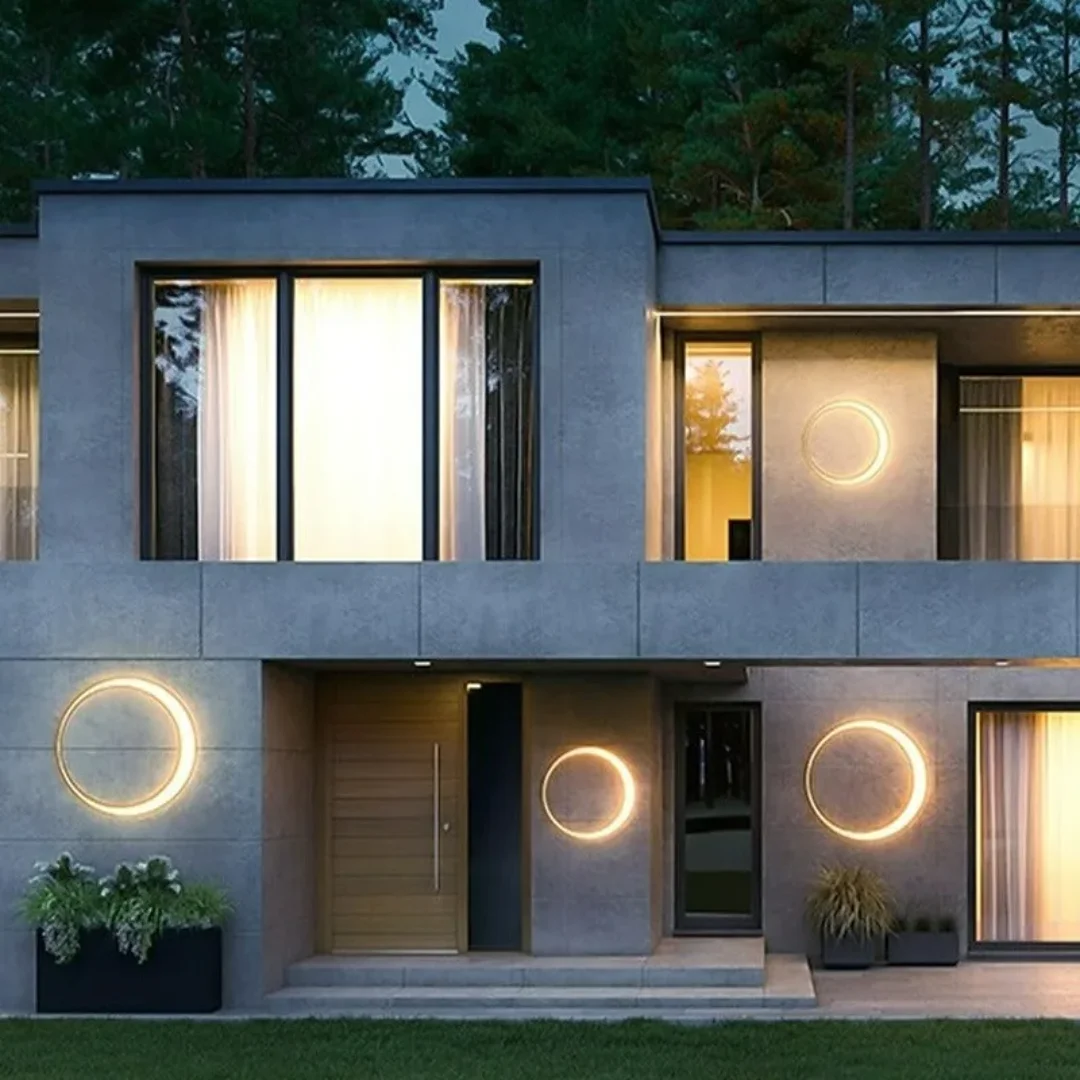 Cirque Modern Round Lighting Home Decor Outdoor Lamp - Image 7
