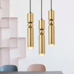 Gladiator Golden Light Emitting Pendant Lamp