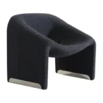 Pilot Contemporary Velvet Fabric Leisure Chair - Stylish & Durable - Image 4