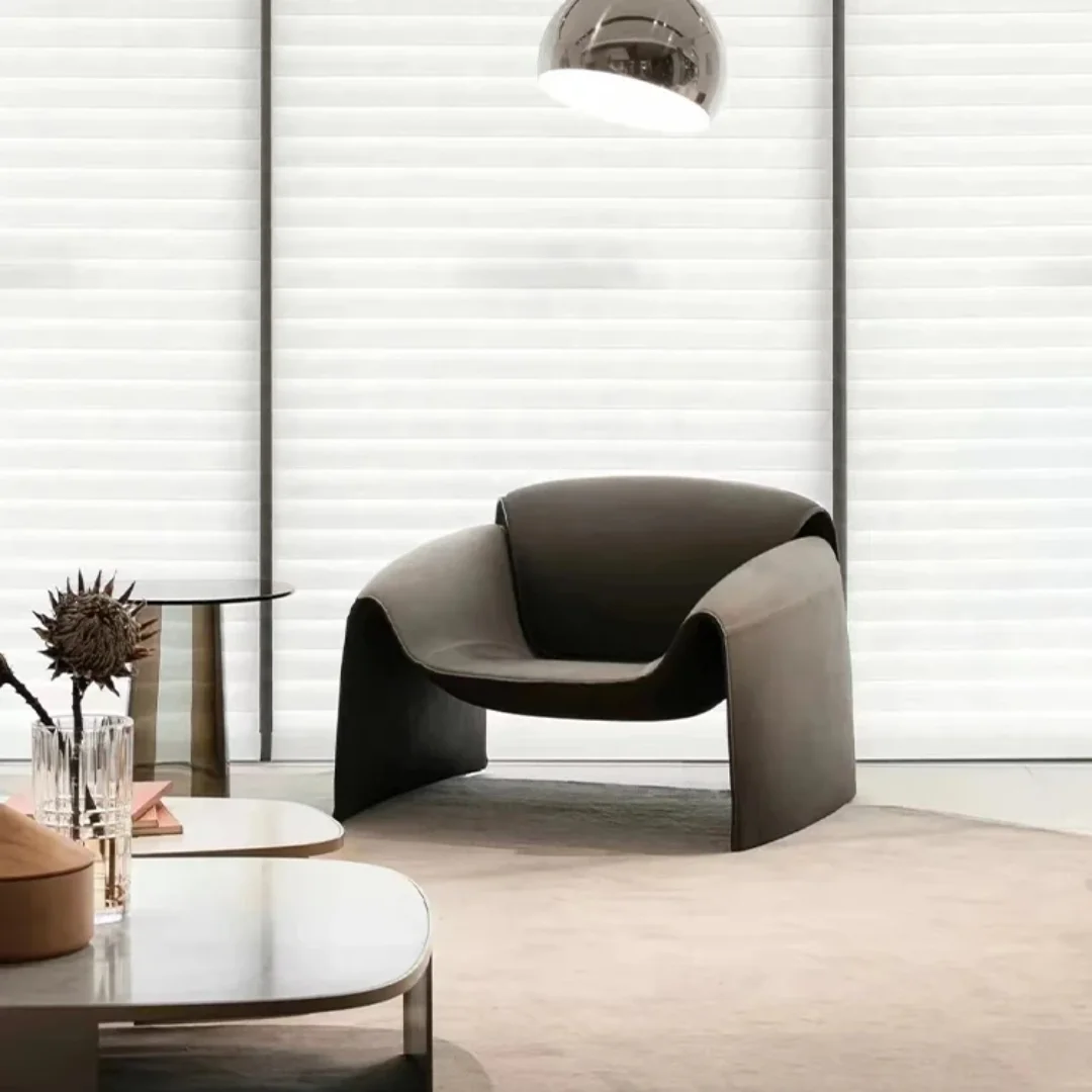 Maven Contemporary PU leather Leisure Chair - Stylish & Durable - Image 1