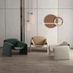 Maven Contemporary PU leather Leisure Chair - Stylish & Durable - Image 2