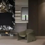 Maven Contemporary PU leather Leisure Chair - Stylish & Durable - Image 3