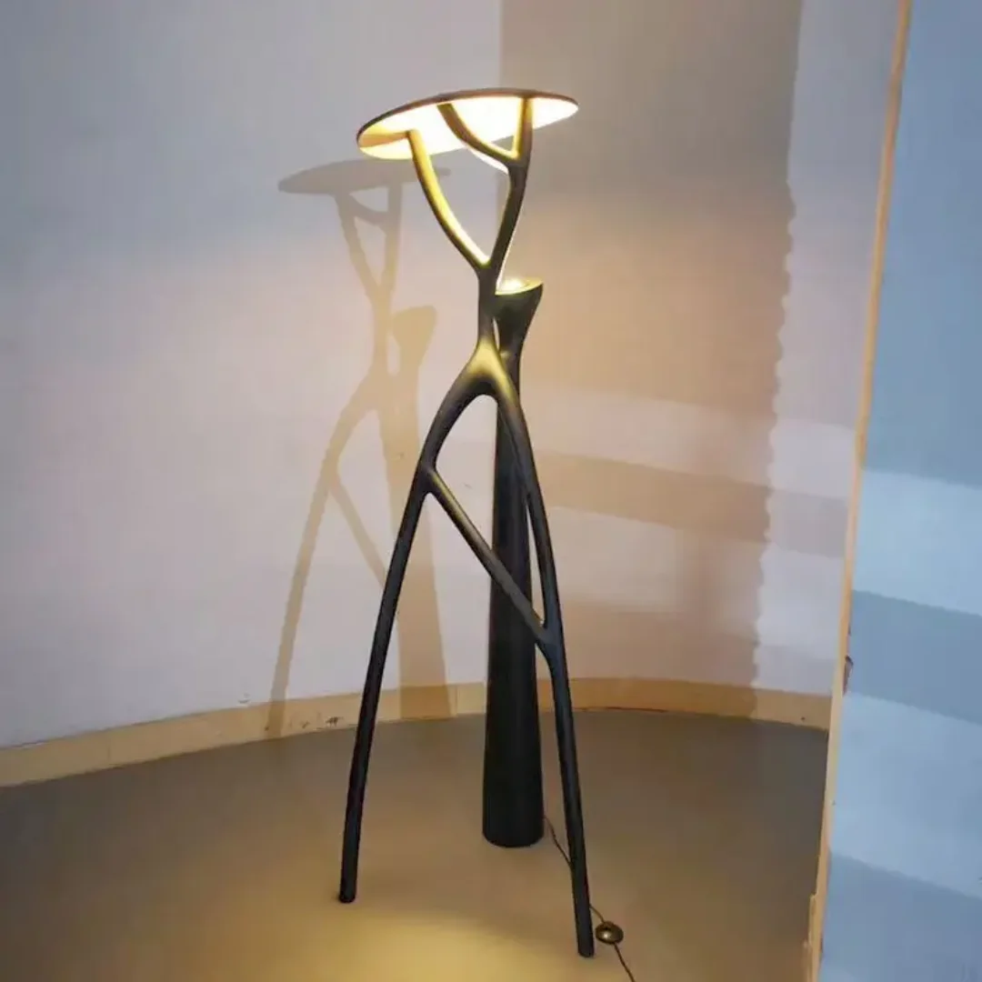 Cassel Modern Decorative Dropdown Unique Design Tall Floor Lamp - Image 4