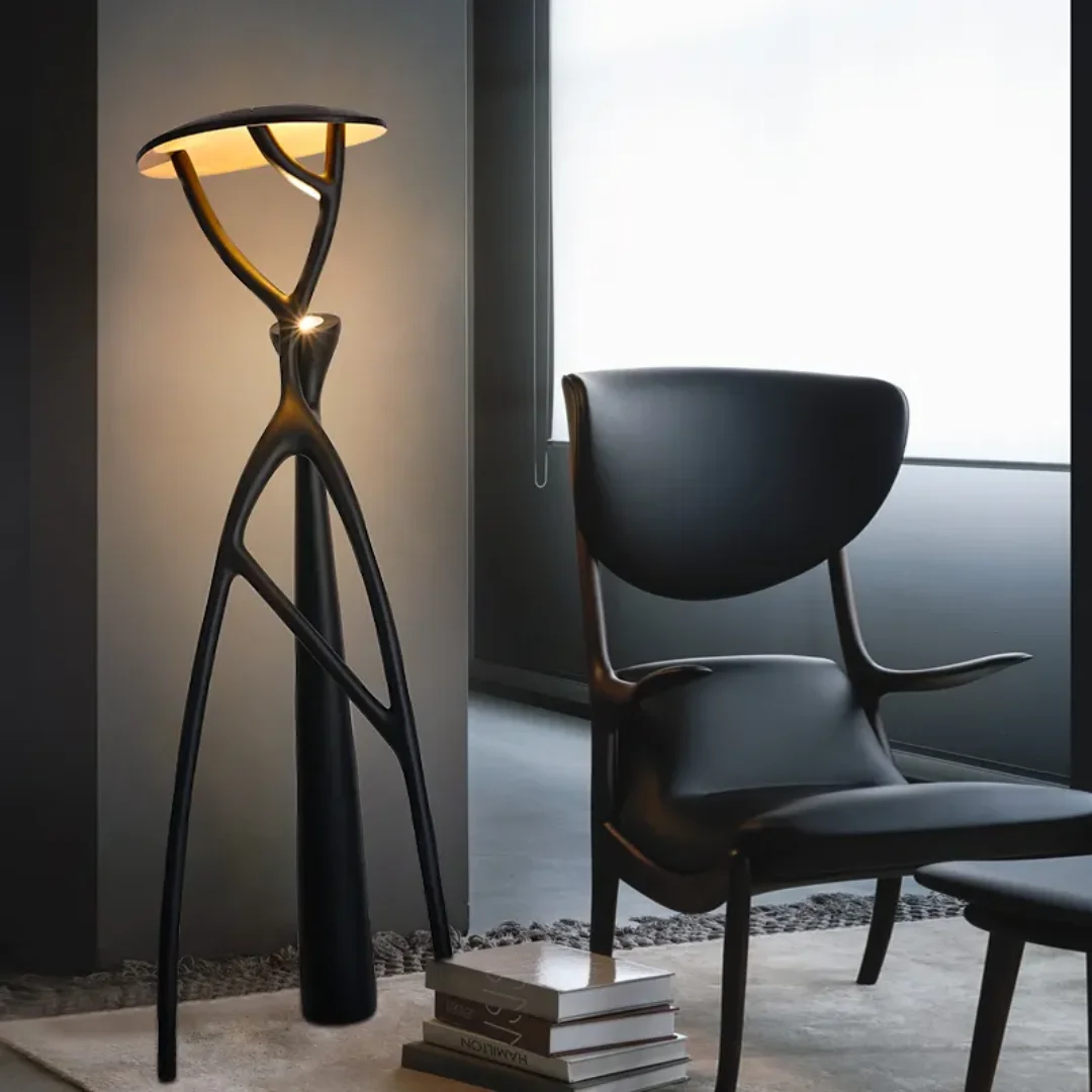Cassel Modern Decorative Dropdown Unique Design Tall Floor Lamp - Image 1