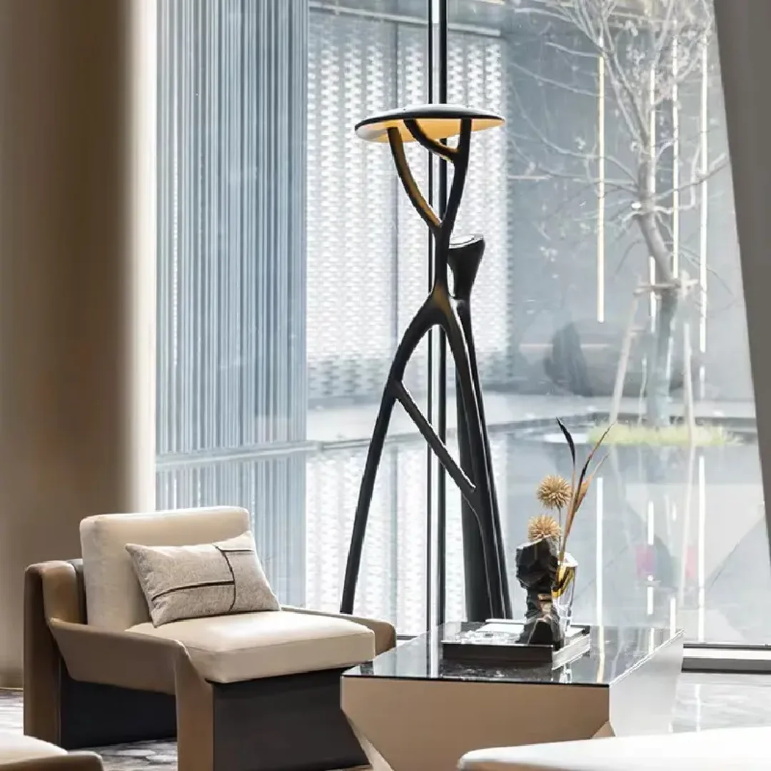 Cassel Modern Decorative Dropdown Unique Design Tall Floor Lamp - Image 2