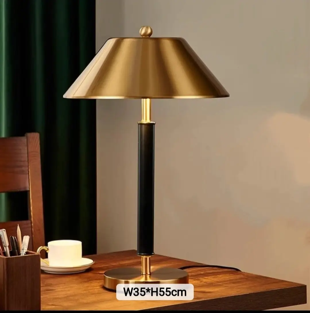 2025/05/1000176396-1.jpg Templeton Marble table lamp (Brown) - Image 1