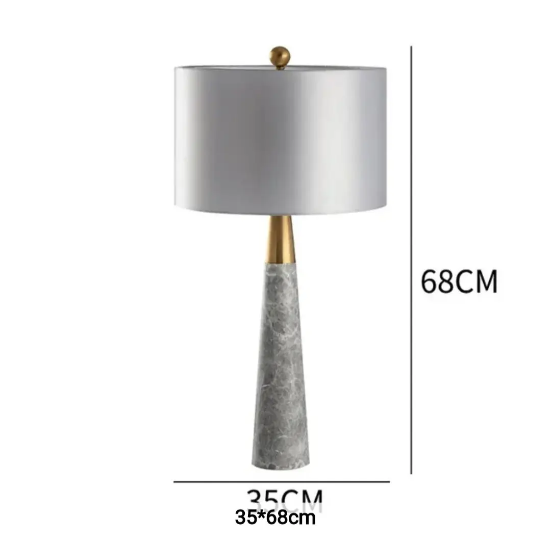 Blitz Marble table lamp (Grey) - Image 5