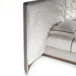Crosby Classic Wingback Bed Luxury & Classy modern bed room furniture bedroom set bed frame solid wooden - Image 3