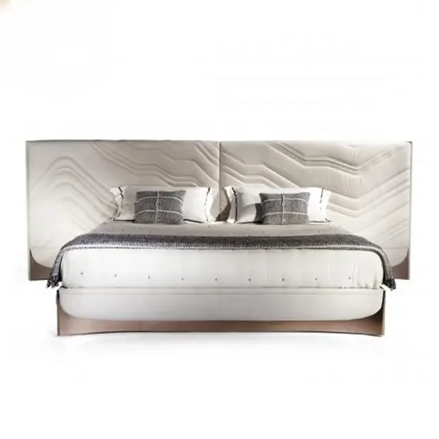 Crosby Classic Wingback Bed Luxury & Classy modern bed room furniture bedroom set bed frame solid wooden - Image 2
