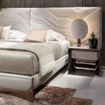 Crosby Classic Wingback Bed Luxury & Classy modern bed room furniture bedroom set bed frame solid wooden - Image 5