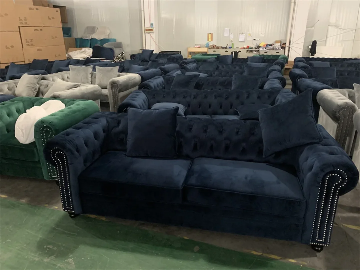 Chesterfield Sofa 2 Seater - Image 8