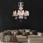Victorian Crystal Chandelier - Majestic 230cm Statement Piece | 18-Light Luxury Lighting - Image 12